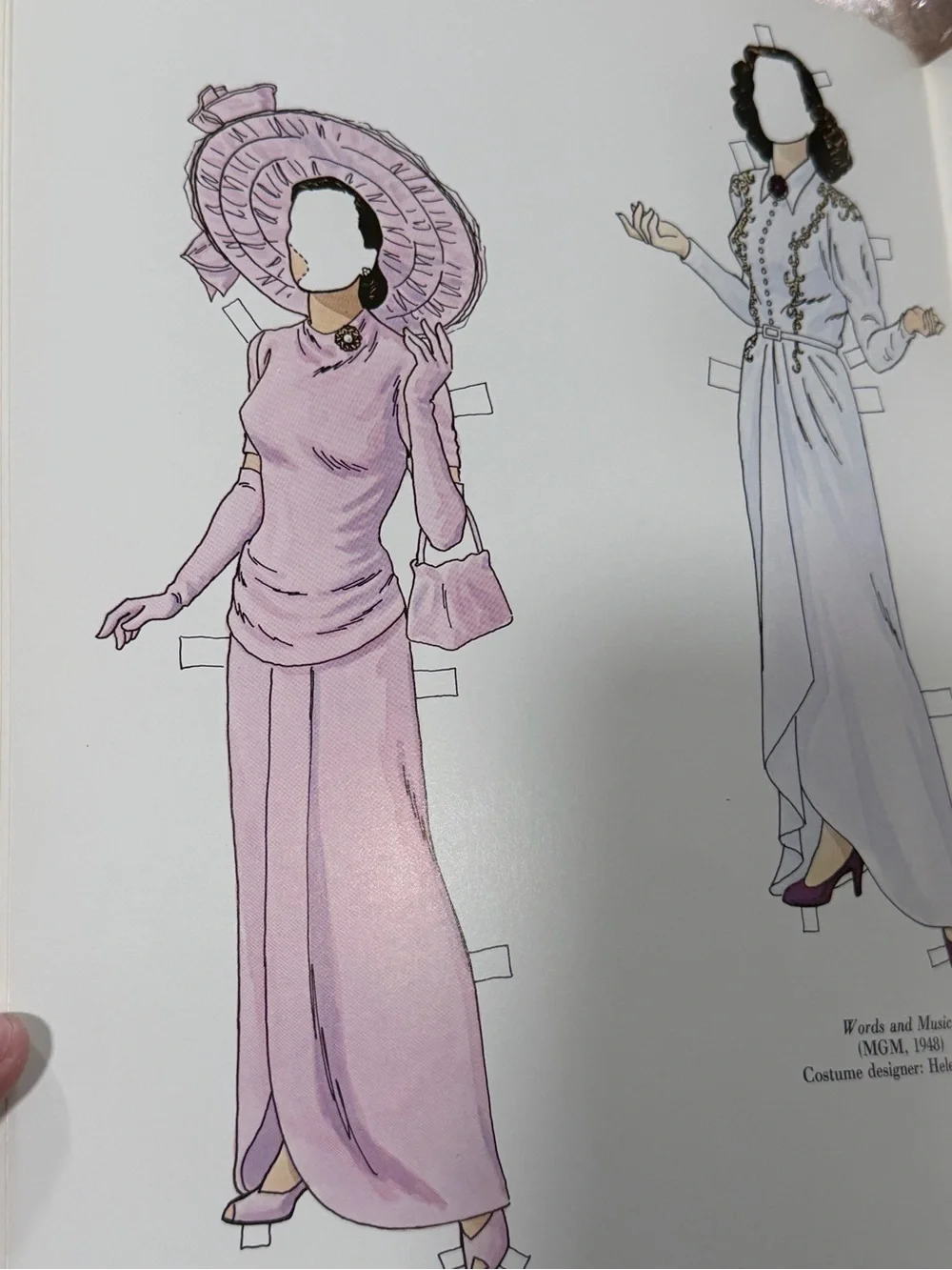 Judy Garland Paper Doll Costume Book - uncut/unused